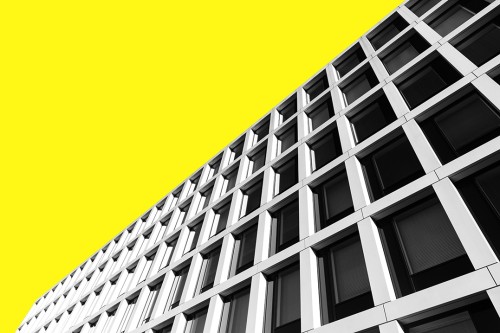 Wrocław - Yellow Green. Fotografia Architektury. Plakat do mieszkania.