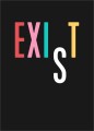 EXIST - plakat typograficzny