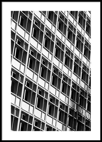 Wrocław - City Pattern V25 - Fotografia architektury, plakat do mieszkania.