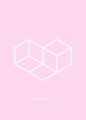 Geometric Love - plakat geometryczny