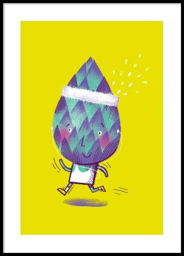 Diana Karpowicz - Karczoch. Grafika, ilustracja, plakat do mieszkania.