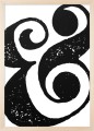 Ampersand - plakat typograficzny.
