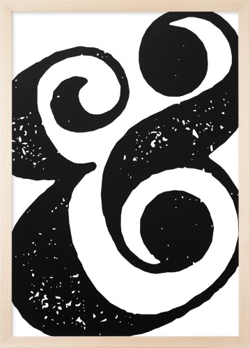 Ampersand - plakat typograficzny.