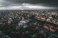 Panorama miasta Wrocław. Fotografia - Mateusz Gzik. Plakat do mieszkania.