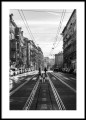 Wrocław, ul. Jedności Narodowej, Nadodrze, streetphoto. Czarno-biała fotografia Wrocławia - autor: Mateusz Gzik.