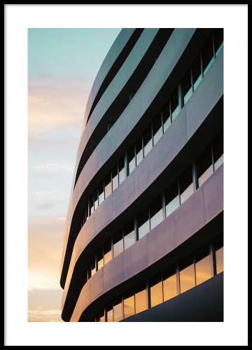 Wrocław - Kolor OVO. Fotografia architektury: Mateusz Gzik, plakat do mieszkania.