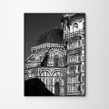 Florencja - Katedra ﻿Santa Maria del Fiore. Fotografia architektury, plakat.