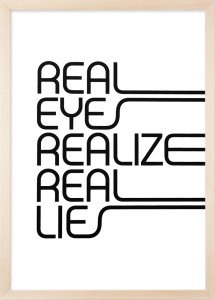 Real Eyes Realize Real Lies