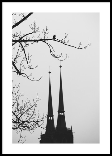 Plakat Wrocław - Katedra V3. Fotografia architektury. Autor: Mateusz Gzik. Fotografia do mieszkania