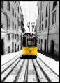 Lizbona - Tramwaj. Fotografia, plakat plakat do mieszkania.