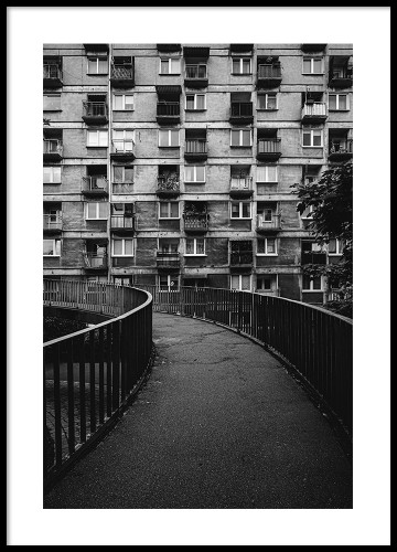 Wrocław - blokowisko. Fotografia architektury. Plakat na ścianę.