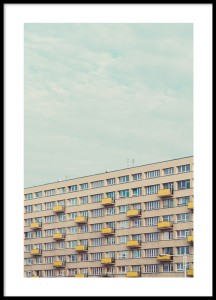 Wrocław - balkony na Placu Grunwaldzkim