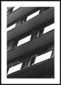 Warszawa - city pattern, balkony, fotografia architektury.