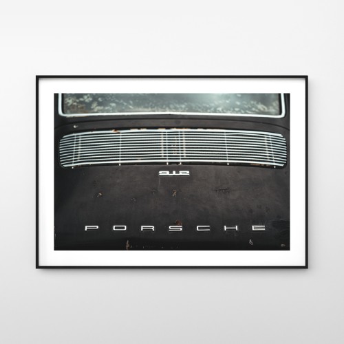 Porsche 912. Fotografia motoryzacyjna, plakat, fotoposter. 