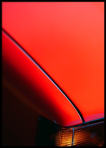 Porsche 914 - detal. Autorska fotografia motoryzacyjna.