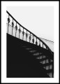 Plakat Wrocław - Schody V2. Fotografia architektury.