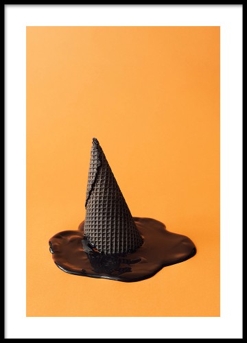 Fotografia. Plakat do kuchni. Lody czekoladowe. 