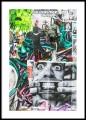 Street Collage No.9894 - Street Art z Berlina. Plakat do mieszkania.