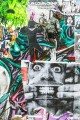 Street Collage No.9894 - Street Art z Berlina. Plakat do mieszkania.