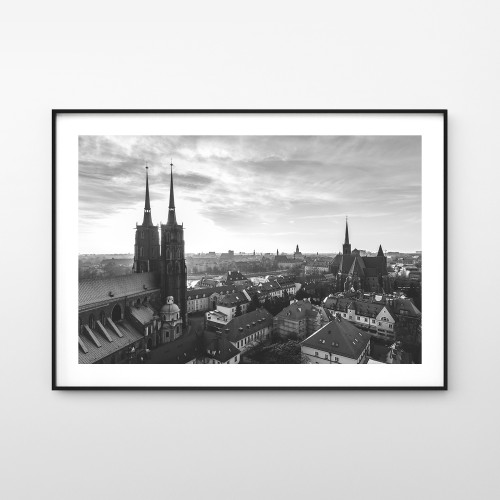 Wrocław, Ostrów Tumski, fotografia autorska - plakat na ścianę. 