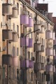 Wrocław - balkony, fotografia autorska. Plakat na ścianę. 