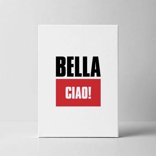 Bella Ciao - obraz na płótnie. La Casa De Papel.