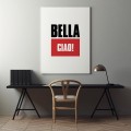 Bella Ciao - obraz na płótnie. La Casa De Papel.