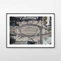 Wrocław - Plac Grunwaldzki. Fotografia architektury. Plakat do mieszkania.