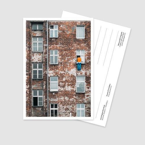 Pocztówka Wrocław - prawie człowiek.