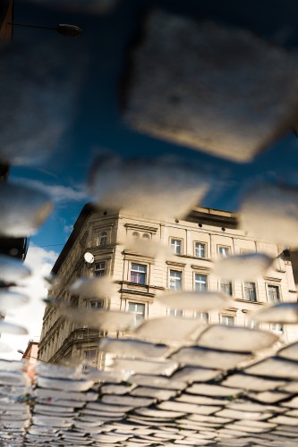 Plakat Wrocław - City Pattern No.9930. Autorska fotografia architektury.