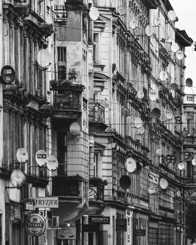 Plakat Wrocław - Kamienice przy ul. Prądzyńskiego. Autorska fotografia architektury.