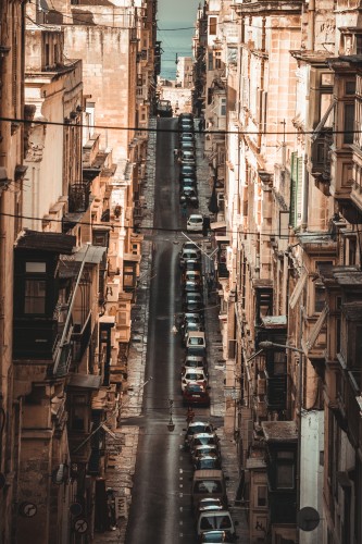 Plakat Malta / Valletta No.4413 - Autorska fotografia miejska.