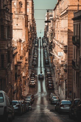 Plakat Malta / Valletta No.4414 - Autorska fotografia miejska.