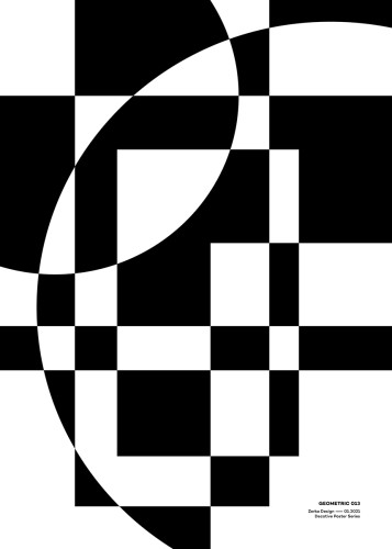 Plakat geometryczny. Geometria 013. Motyw geometryczny, Grafika. Minimalizm.