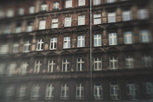 Plakat Wrocław - City pattern No.9397. Autorska fotografia architektury.
