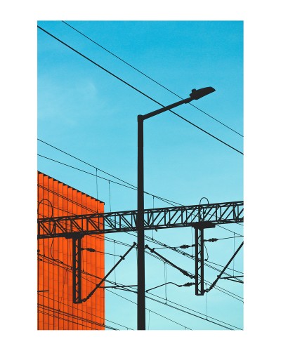 Plakat Wrocław - City pattern No.7677. Autorska fotografia miejska.