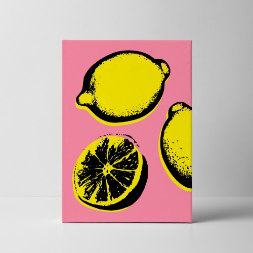 Cytryny - obraz na płótnie do kuchni. 04.  Canvas Art. Lemon.