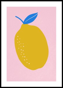 Plakat do kuchni No.27 - Cytryna