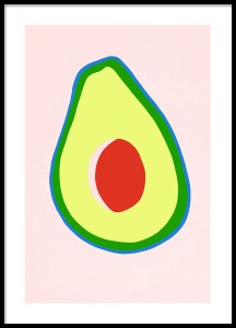 Plakat do kuchni No.28 - Awokado