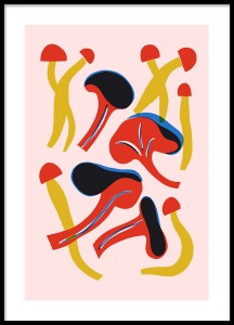 Plakat do kuchni No.31 - Grzyby