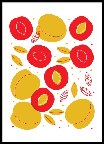 Brzoskwinie - obraz na płótnie do kuchni 13. Canvas Art. Peaches
