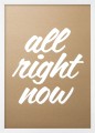 Plakat limitowany All Right Now.
