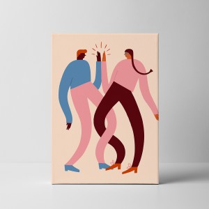 Obraz na płótnie - Hi five