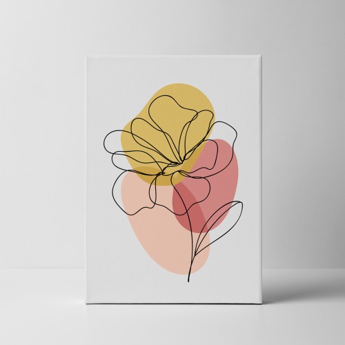 Kwiat V2 - obraz na płótnie do mieszkania. Canvas Art. 