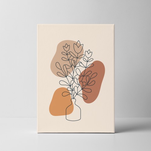 Floral V1 - obraz na płótnie do mieszkania. Canvas Art. 