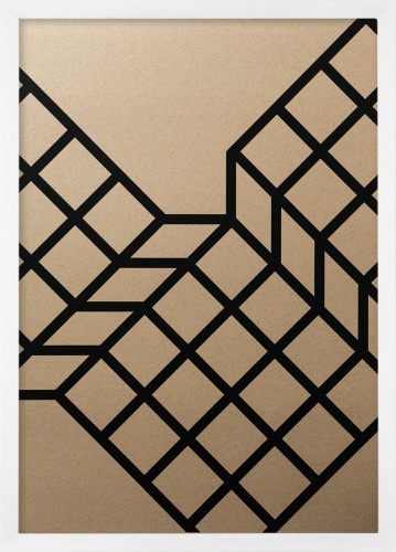 Plakat geometryczny 'Superficial'