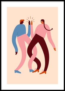 Plakat Hi five.