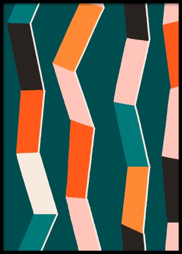 Pattern - plakat, grafika do mieszkania.