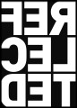 Plakat typograficzny Reflected.