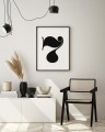 Plakat typograficzny - cyfra 7